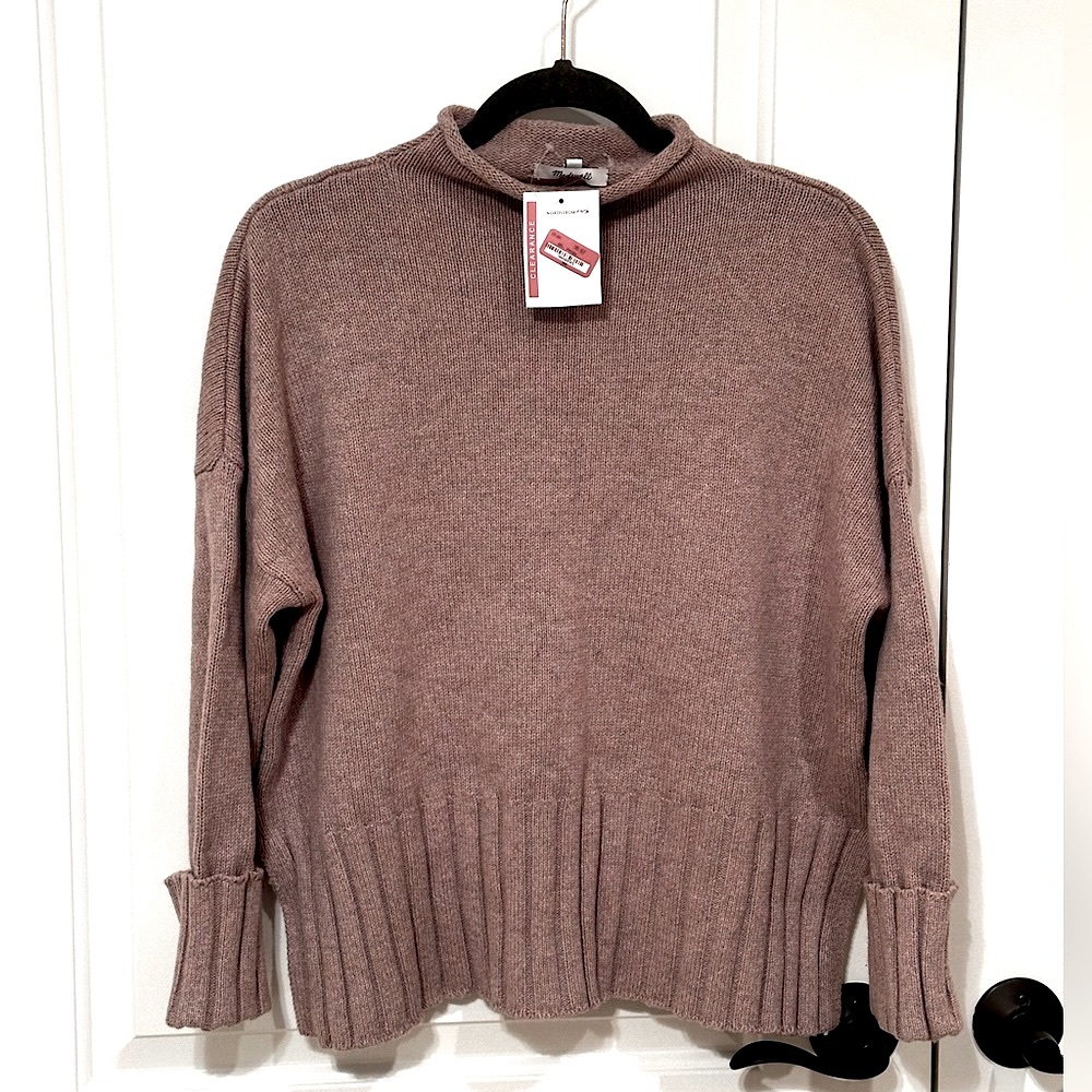 NWT Madewell Sweater Size S Mauve /Pink / Blush